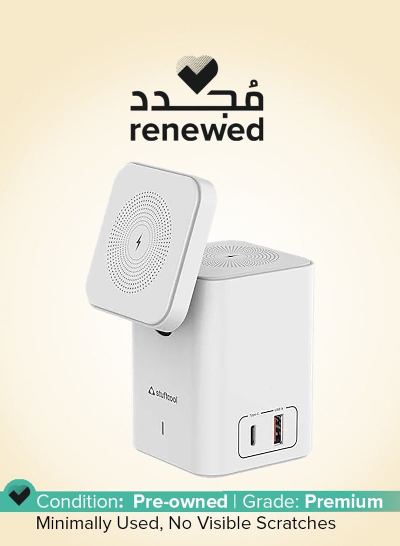 Stuffcool Renewed - Magic 2 in 1 Magnetic Wireless Charging Station - Image 1